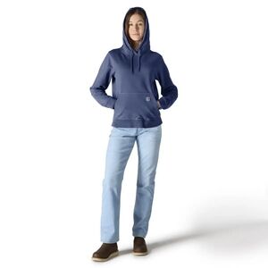 NWT Carhartt Relaxed Fit Mid Weight Garment Dye French Terry Indigo Sweatshirt